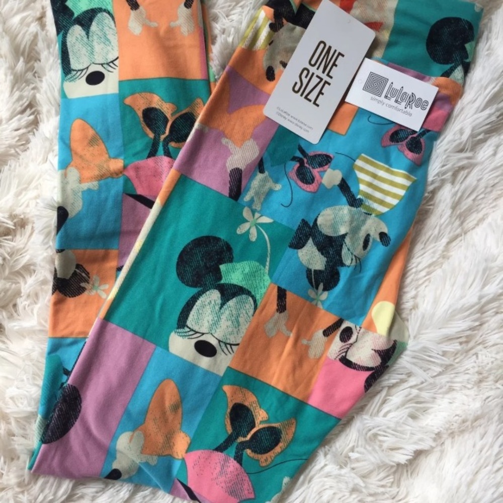 LULAROE DISNEY LEGGINGS OS